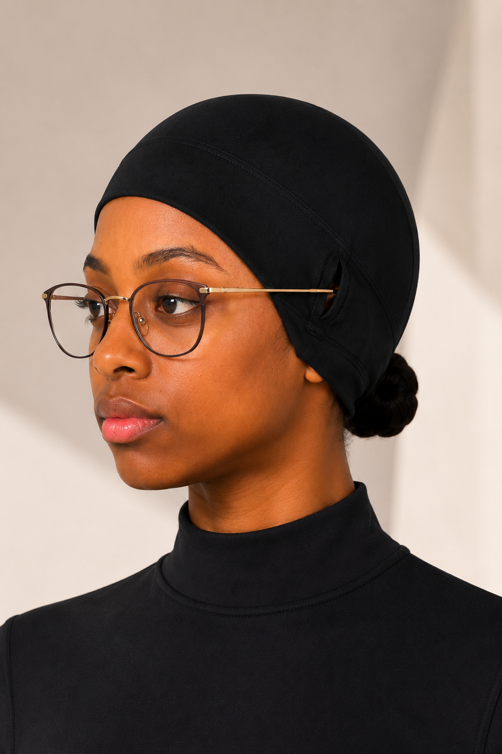 Nura Worker, sous-voile technique anti-pression - détail du maintien