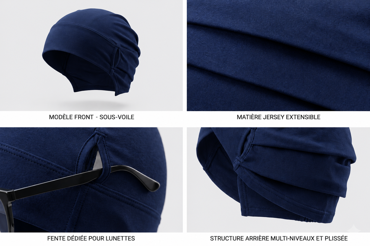 Nura Protective Styles, sous-voile protection capillaire - coloris disponibles
