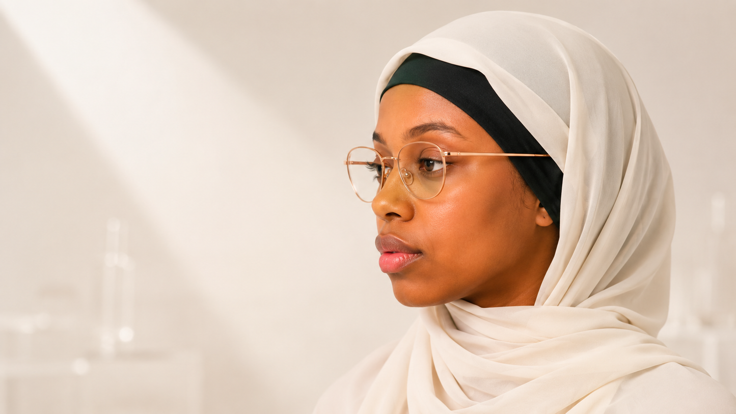 Nura Worker, sous-voile technique anti-pression - porté au quotidien